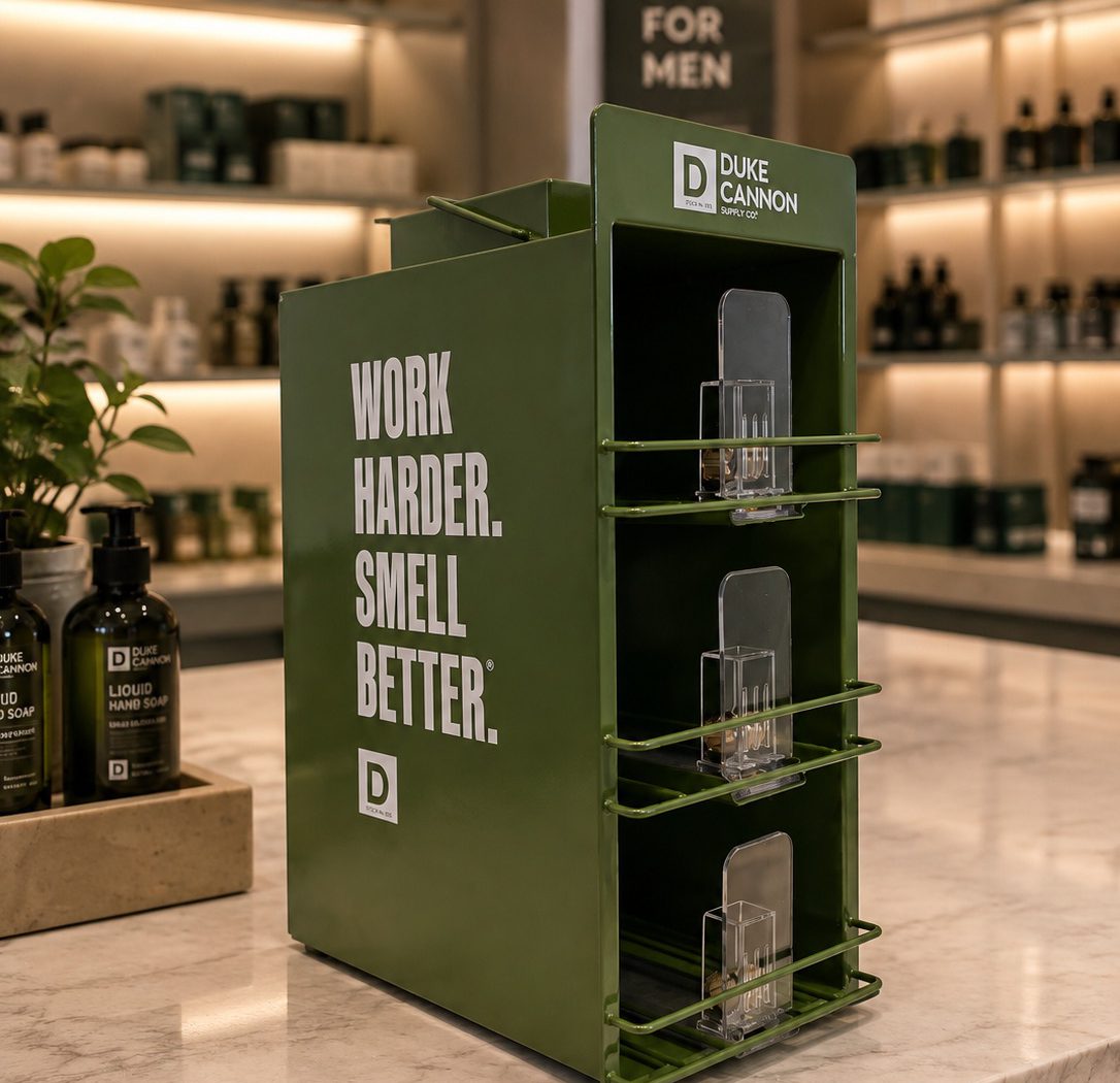 Interactive retail counter display