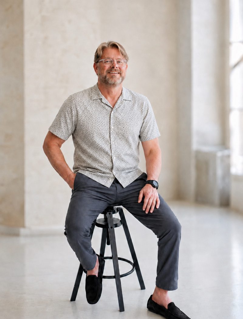 Portrait of Dan, Director of Brand Experience