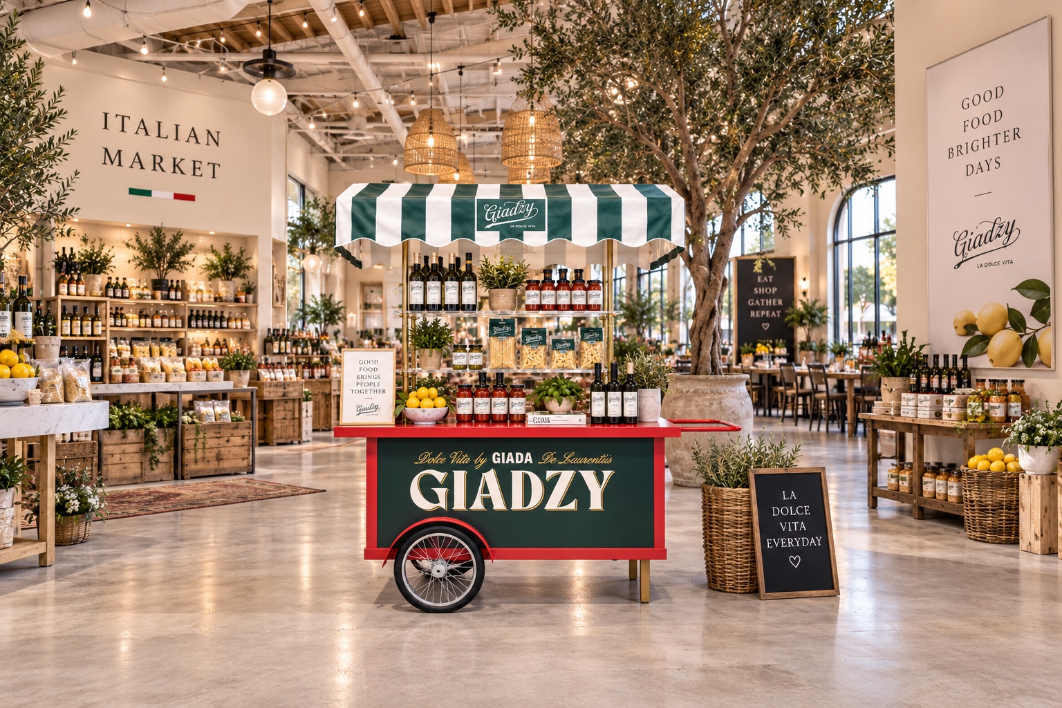 Giadzy Italian market cart