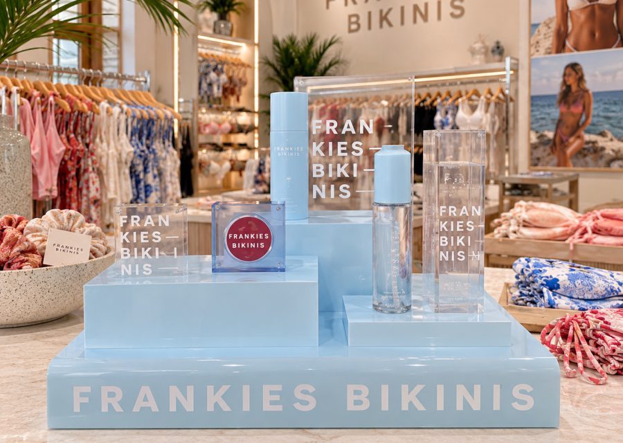 Frankie's Bikinis beauty display